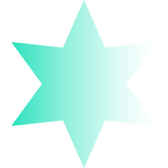 Fototapeta premium Transparent Gradient Shape