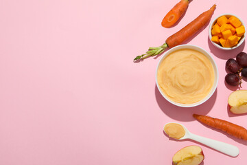 Concept of baby food and baby nutrition