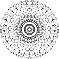 Abstract mandalas are widely used in various branches of art and design, allowing for creative and versatile applications.