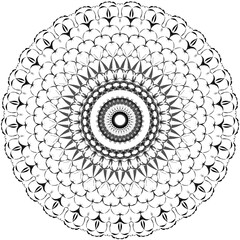 Abstract mandalas are widely used in various branches of art and design, allowing for creative and versatile applications.