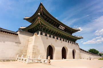 South main gate of Gyeongbokgung Palace, the royal palace of the Joseon Dynasty, Seoul