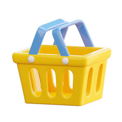 Shopping Bucket 3D Illustrations