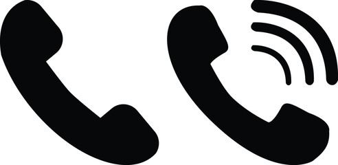 Obraz premium Call icon vector