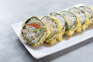 A view of a Las Vegas sushi roll. © DAVID