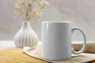 Beautiful mug mockup