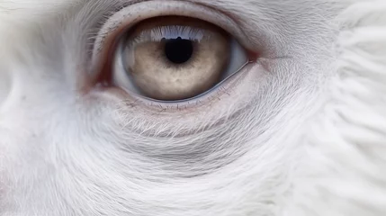 Foto op Aluminium close up of a animal eye. monkey, horse, tiger close up of there eye with face details © hashinikaushalya