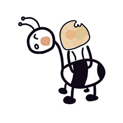 environment trees flowers mountains sky nature doodle divider line