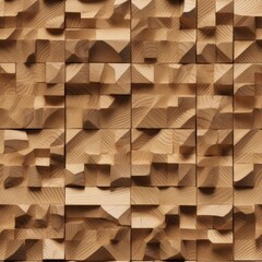 Wooden Blocks Digital Paper, Seamless Wooden Pattern, Seamless Wooden Texture, Wooden Surface, Oak Wood Print