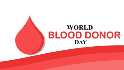 world blood donor day campaign banner. world blood donor day 14 June - obrazy, fototapety, plakaty