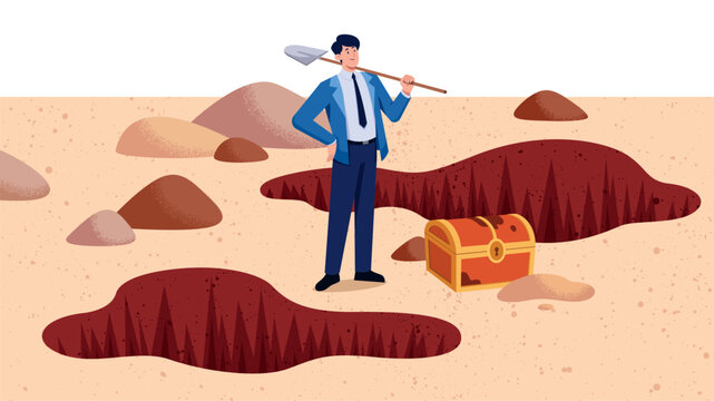Businessman Finds Treasure