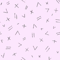 Abstract scribble minimal a cute lavender pattern