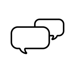 communication bubble speech sign symbol vector