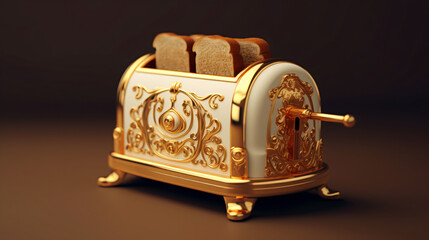 Gold toaster - Powered by Adobe