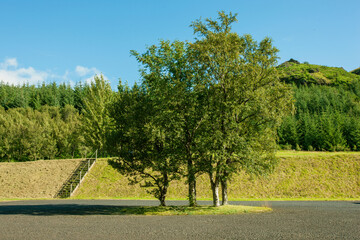 Obraz premium ヨーロッパの駐車場