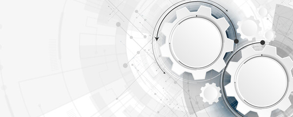 Abstract background image, futuristic concept of artificial intelligence technology