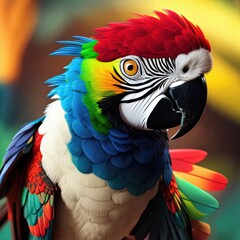 Obraz premium Multicolored parrot
