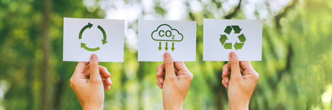 Developing sustainable CO2 Ideas for Sustainable development and green business based renewable energy and can limit climate change, climate, global warming