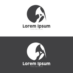 Axe Logo, Wood Cutting Tool Vector Icon, Silhouette Design, Retro Vintage Style