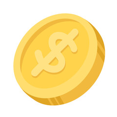 Icon coin graphic 