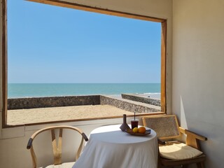 luxury hotel bar with view