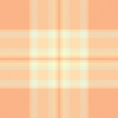 Vector texture fabric of textile background plaid with a seamless check tartan pattern.