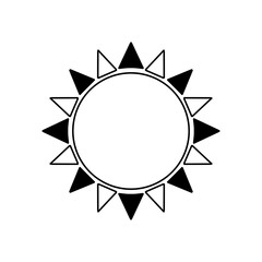 Sun outline
