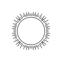 Sun outline