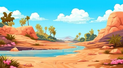 Background bridge and embankment. A breathtaking banner design highlighting an artistic illustration of embankment against an abstract background. Generative AI.