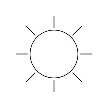 Sun outline