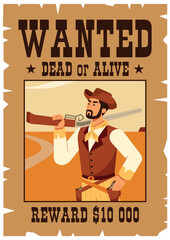 Wild West Wanted Poster
