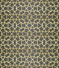 Islamic background with traditional style arabic. Seamless pattern for card, background, fabric or abstract design. Muslim ornament.