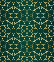Islamic background with traditional style arabic. Seamless pattern for card, background, fabric or abstract design. Muslim ornament.