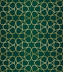 Islamic background with traditional style arabic. Seamless pattern for card, background, fabric or abstract design. Muslim ornament.