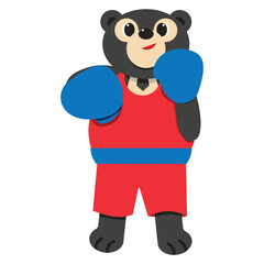 boxing bear