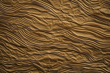 crumpled old yellow paper