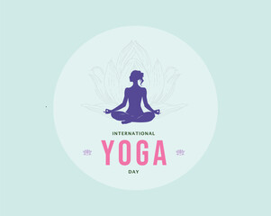 International Yoga Day Vector Creative