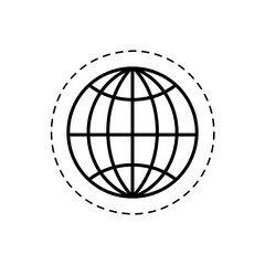 Go to web symbol icon vector illustration