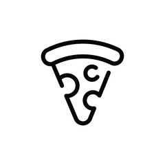 Pizza icon vector design trendy
