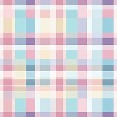 Fototapeta premium Seamless tartan plaid pattern background, illustration art, created by generative AI.