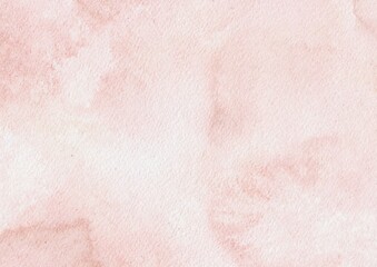 Abstract pink painted watercolor paper background texture  pastel watercolor design with digital painted for template
