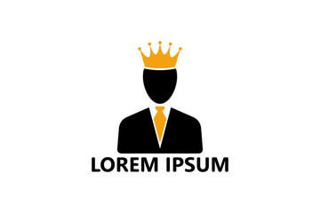 King business logo template design vector