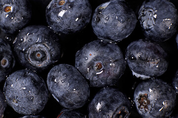 Fresh ripe blueberry background, texture