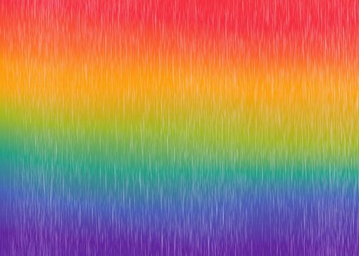 Rainy Rainbow Pride Month.Lgbt Colorful Background 