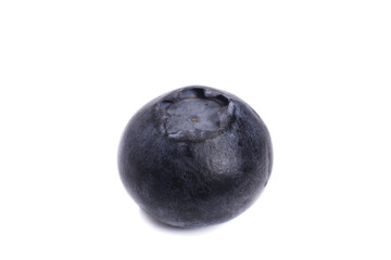 Ripe blueberry isolated on white, healthy food, diet concept
