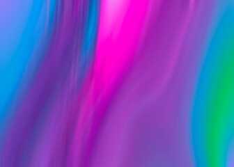 Pink Purple Green Abstract Motion Blurred Background