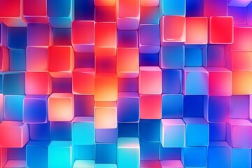 abstract colorful wave background. Technology Gradient Trendy background. Generative AI