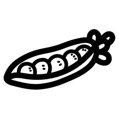 pea line icon style