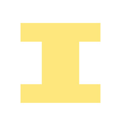 Yellow Geometric Square