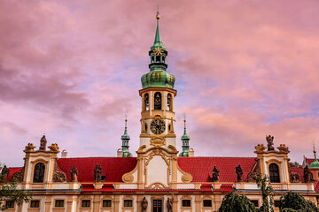Naklejka premium Loreta church, Prague, czech republic