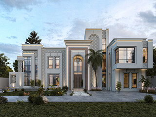 Fototapeta premium Luxury Villa design